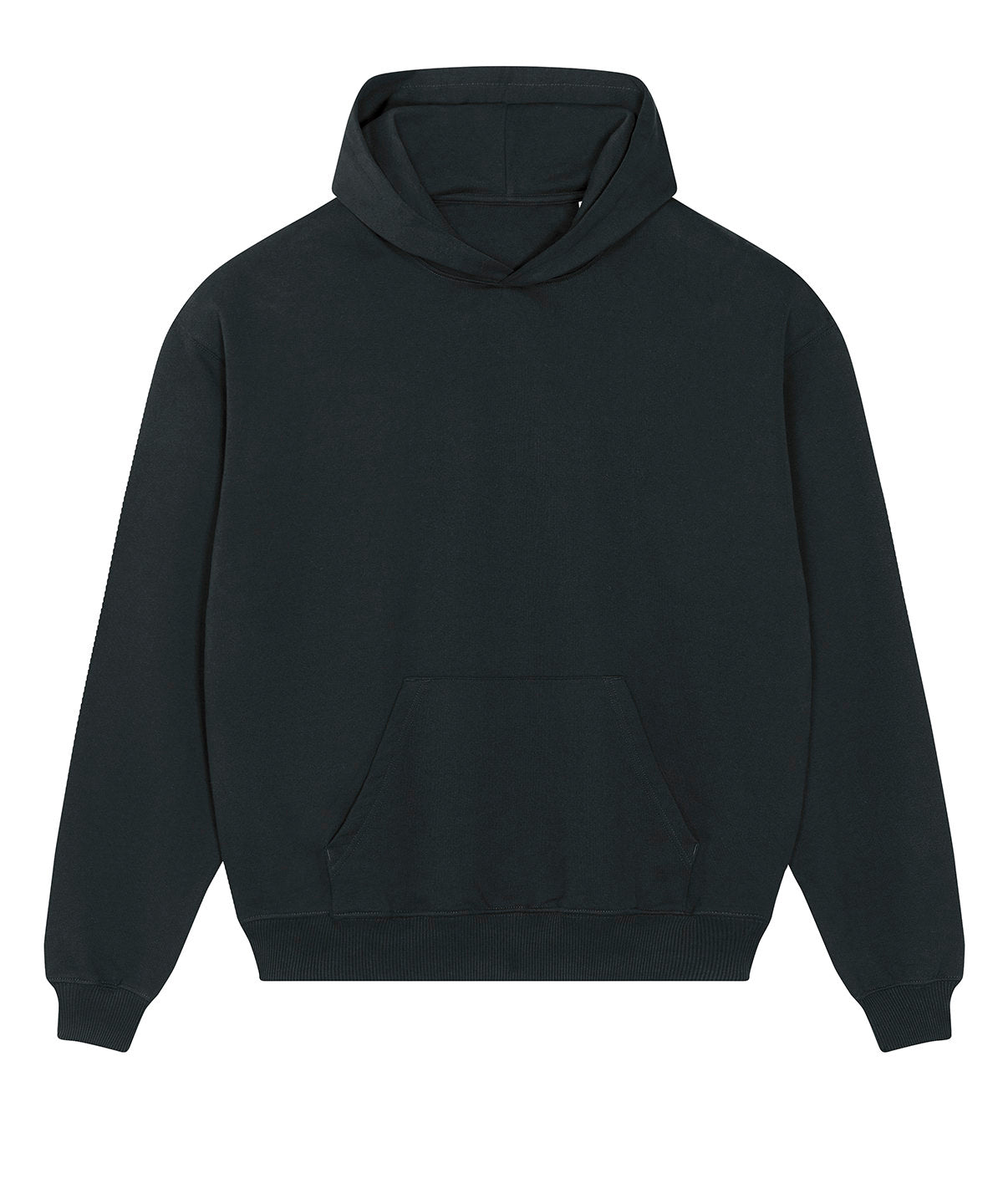 Tryck din logga på Hoodies från Stanley/Stella - Anpassa (SX217) Unisex Cooper dry hoodie sweatshirt i färgen Svart för företag, föreningar och privatpersoner