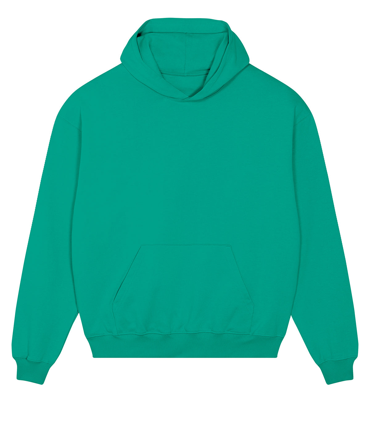 Tryck din logga på Hoodies från Stanley/Stella - Anpassa Unisex Cooper dry hoodie sweatshirt i färgen Mellan grön för företag, föreningar och privatpersoner