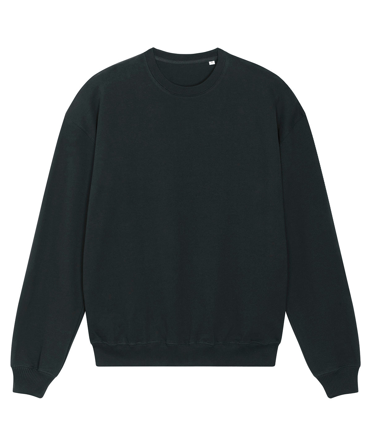 Tryck din logga på Sweatshirts från Stanley/Stella - Anpassa (SX218) Unisex Ledger dry sweatshirt i färgen Svart för företag, föreningar och privatpersoner