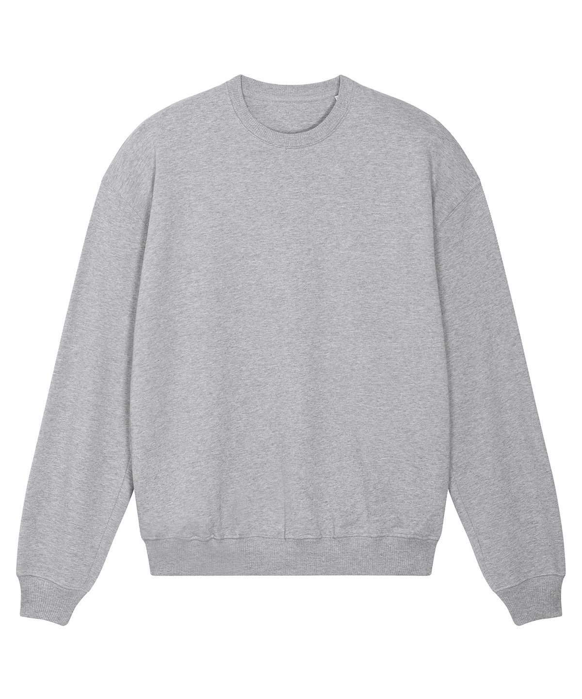 Tryck din logga på Sweatshirts från Stanley/Stella - Anpassa (SX218) Unisex Ledger dry sweatshirt i färgen Mellangrå för företag, föreningar och privatpersoner