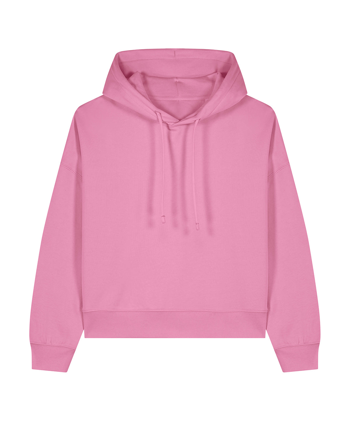 Tryck din logga på Hoodies från Stanley/Stella - Anpassa (2SX259) Stella Nora i färgen Mellanrosa för företag, föreningar och privatpersoner