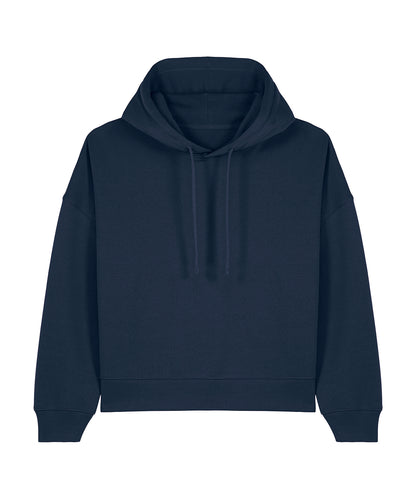 Tryck din logga på Hoodies från Stanley/Stella - Anpassa Stella Nora i färgen Marinblå för företag, föreningar och privatpersoner