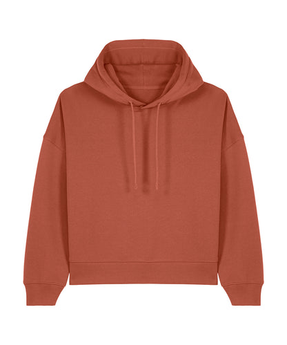 Tryck din logga på Hoodies från Stanley/Stella - Anpassa Stella Nora i färgen Mellanbrun för företag, föreningar och privatpersoner