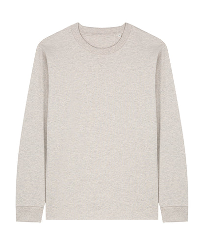 Tryck din logga på T-shirts från Stanley/Stella - Anpassa Freestyler långärmad i färgen Ljusgrå för företag, föreningar och privatpersoner