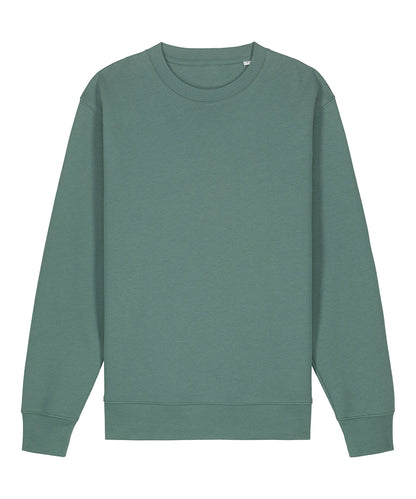 Tryck din logga på Sweatshirts från Stanley/Stella - Anpassa Unisex Changer 2.0 ikonisk sweatshirt med rund hals i färgen Mörkgrön för företag, föreningar och privatpersoner