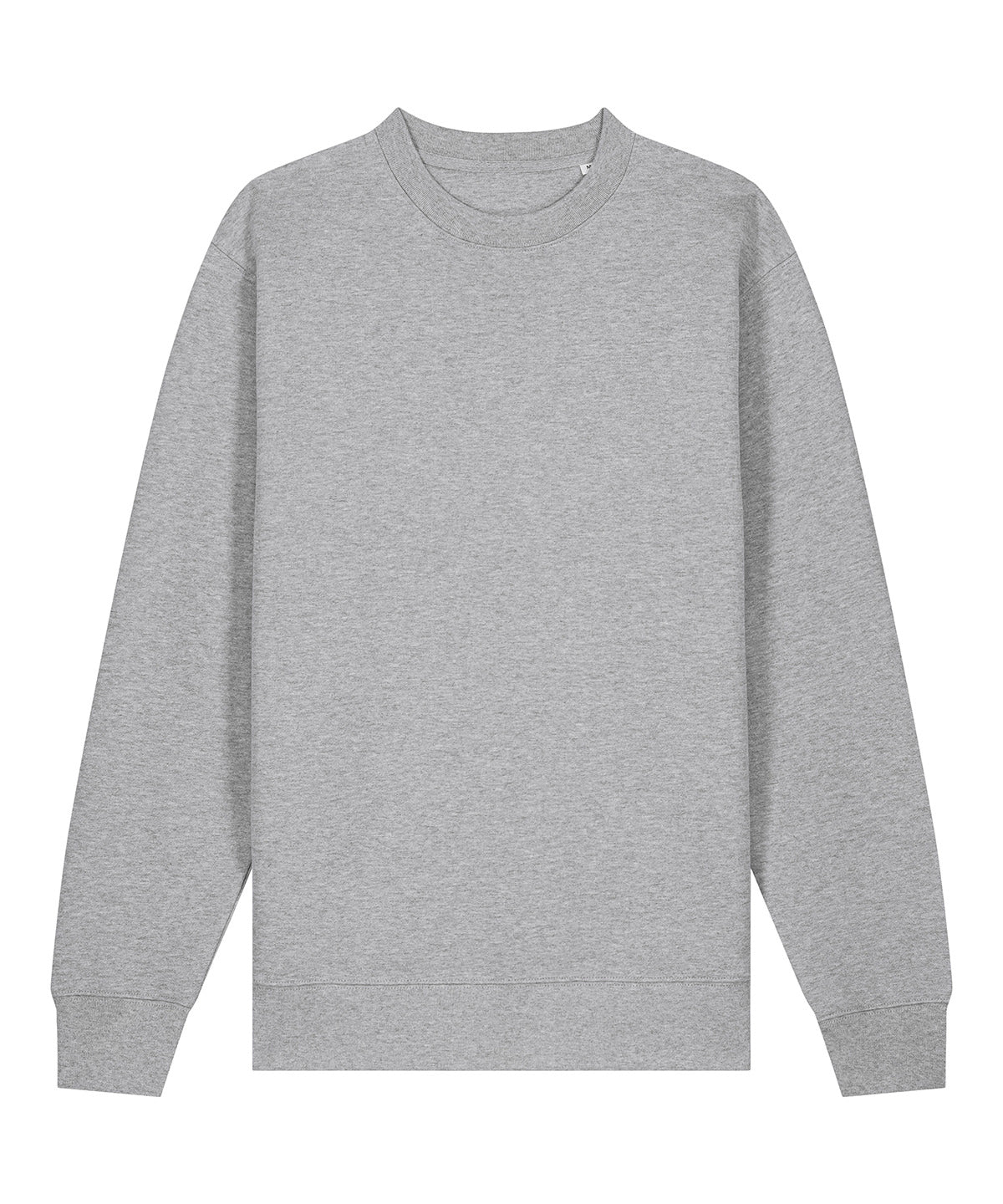 Tryck din logga på Sweatshirts från Stanley/Stella - Anpassa Unisex Changer 2.0 ikonisk sweatshirt med rund hals i färgen Ljunggrå för företag, föreningar och privatpersoner