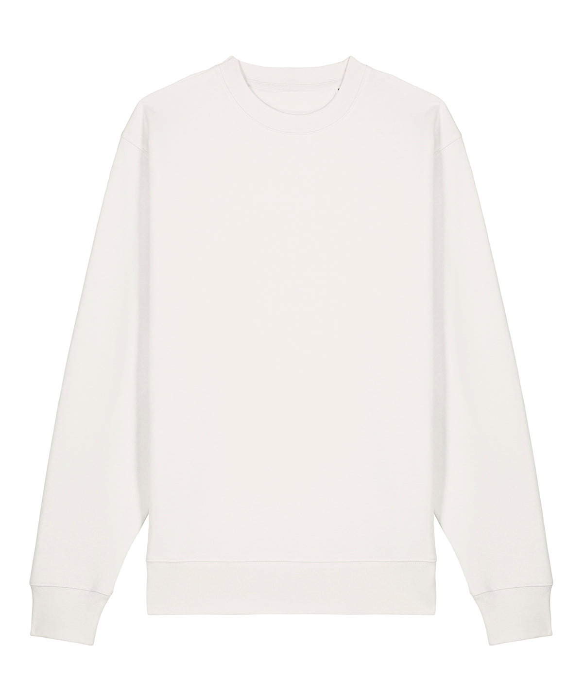 Tryck din logga på Sweatshirts från Stanley/Stella - Anpassa (5SX703) Unisex Changer 2.0 ikonisk sweatshirt med rund hals i färgen Off Vit för företag, föreningar och privatpersoner