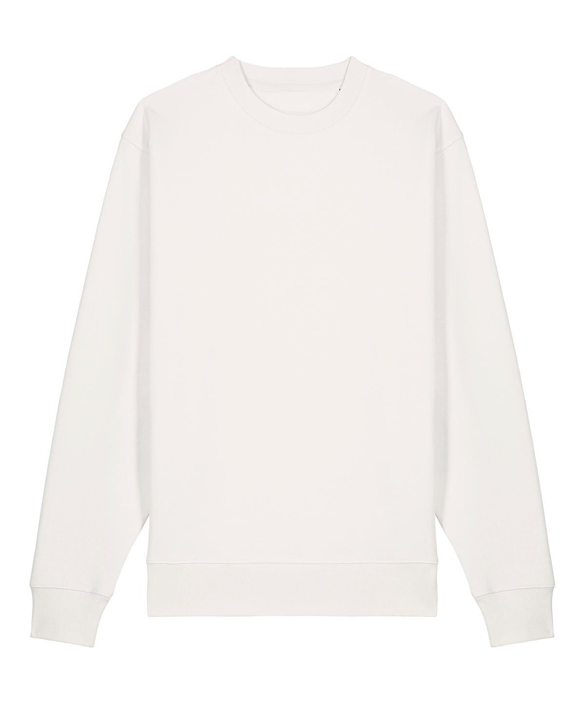 Tryck din logga på Sweatshirts från Stanley/Stella - Anpassa Unisex Changer 2.0 ikonisk sweatshirt med rund hals i färgen Off Vit för företag, föreningar och privatpersoner