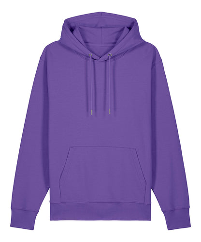 Tryck din logga på Hoodies från Stanley/Stella - Anpassa Unisex Cruiser 2.0 ikonisk huvtröja med sweatshirt i färgen Mörk lila för företag, föreningar och privatpersoner