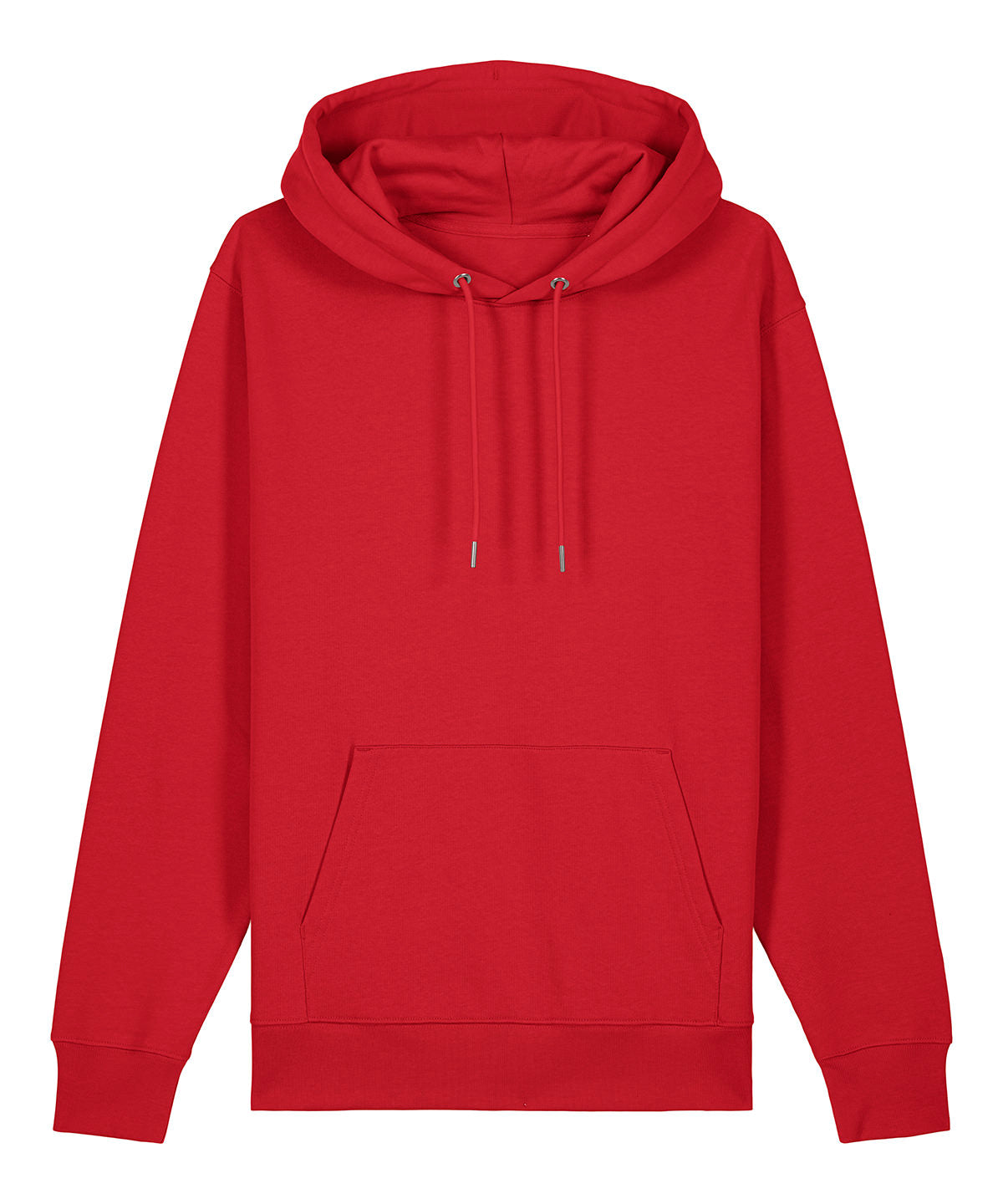 Tryck din logga på Hoodies från Stanley/Stella - Anpassa Unisex Cruiser 2.0 ikonisk huvtröja med sweatshirt i färgen Mellan röd för företag, föreningar och privatpersoner