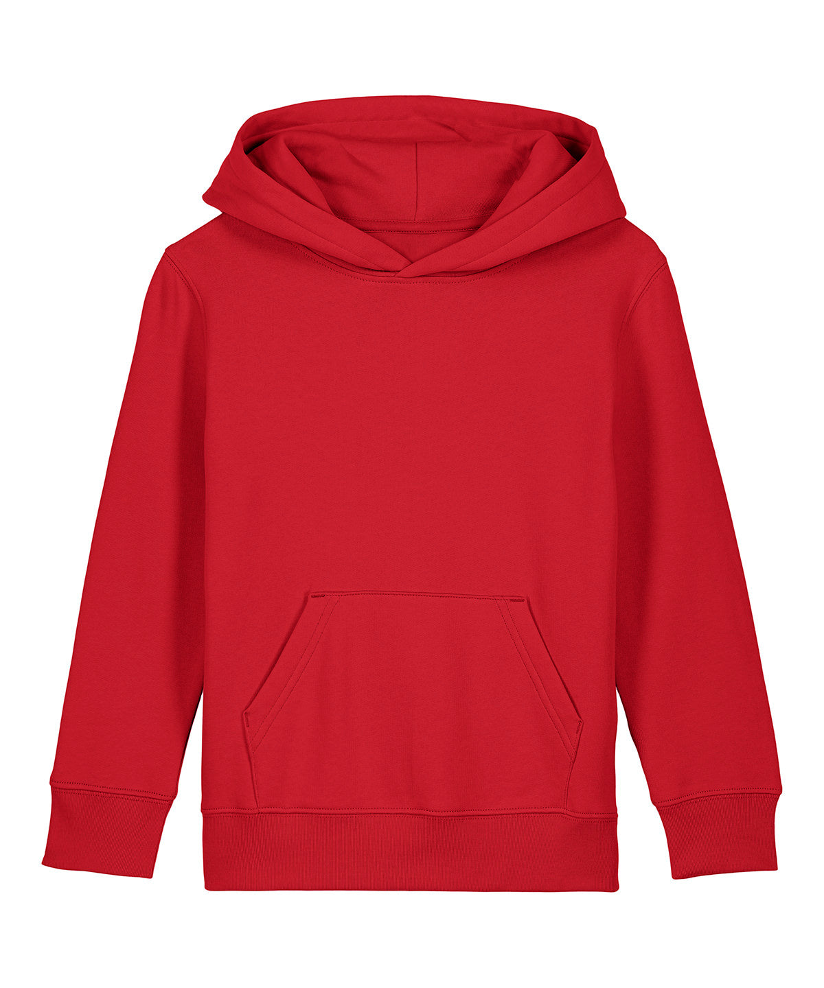 Tryck din logga på Hoodies från Stanley/Stella - Anpassa (3SX706) Barn Mini Cruiser 2.0 ikonisk huvtröja sweatshirt i färgen Mellan röd för företag, föreningar och privatpersoner