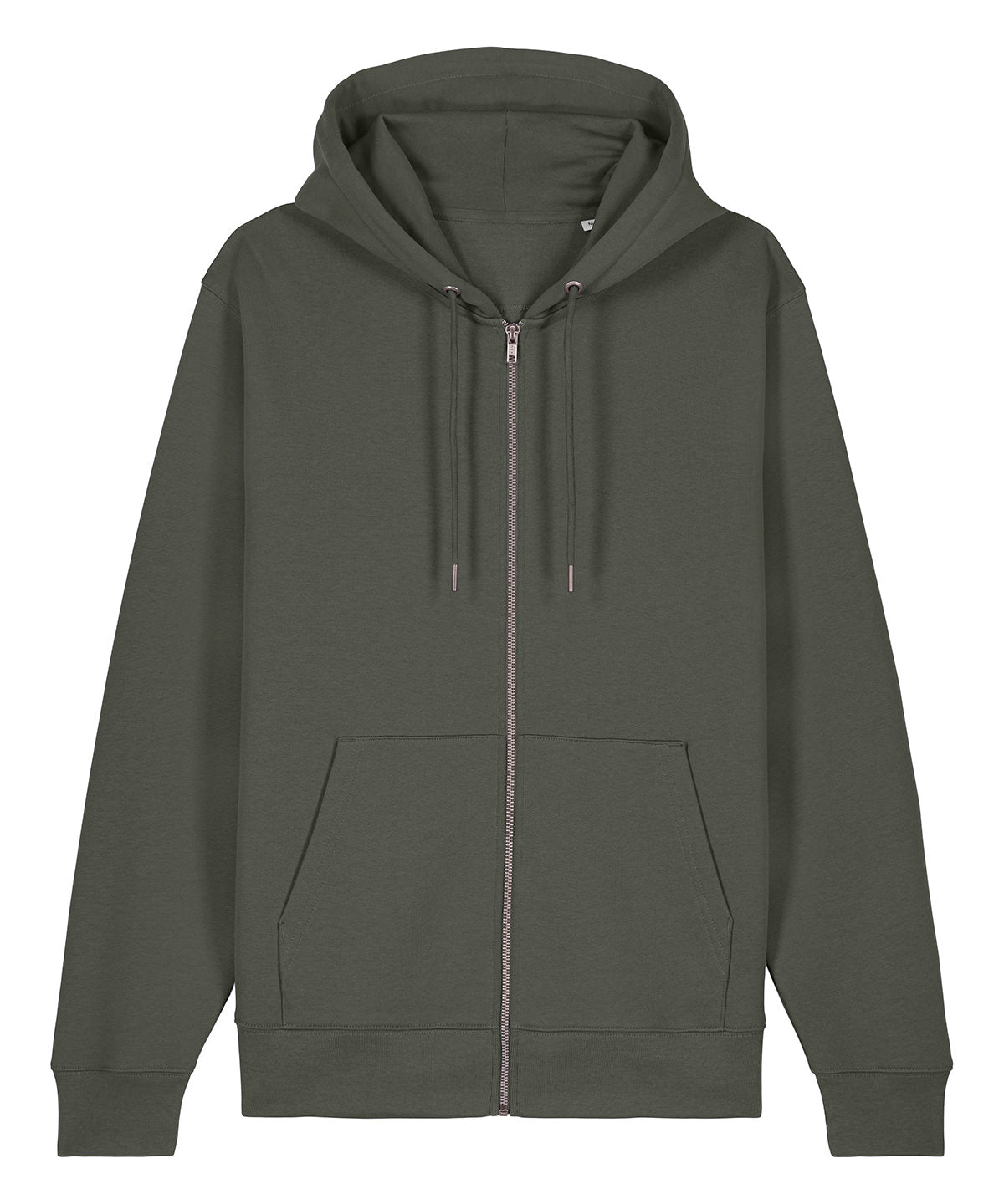 Tryck din logga på Hoodies från Stanley/Stella - Anpassa (2SX712) Unisex Cultivator 2.0 ikonisk huvtröja med genomgående dragkedja och sweatshirt i färgen Khaki för företag, föreningar och privatpersoner