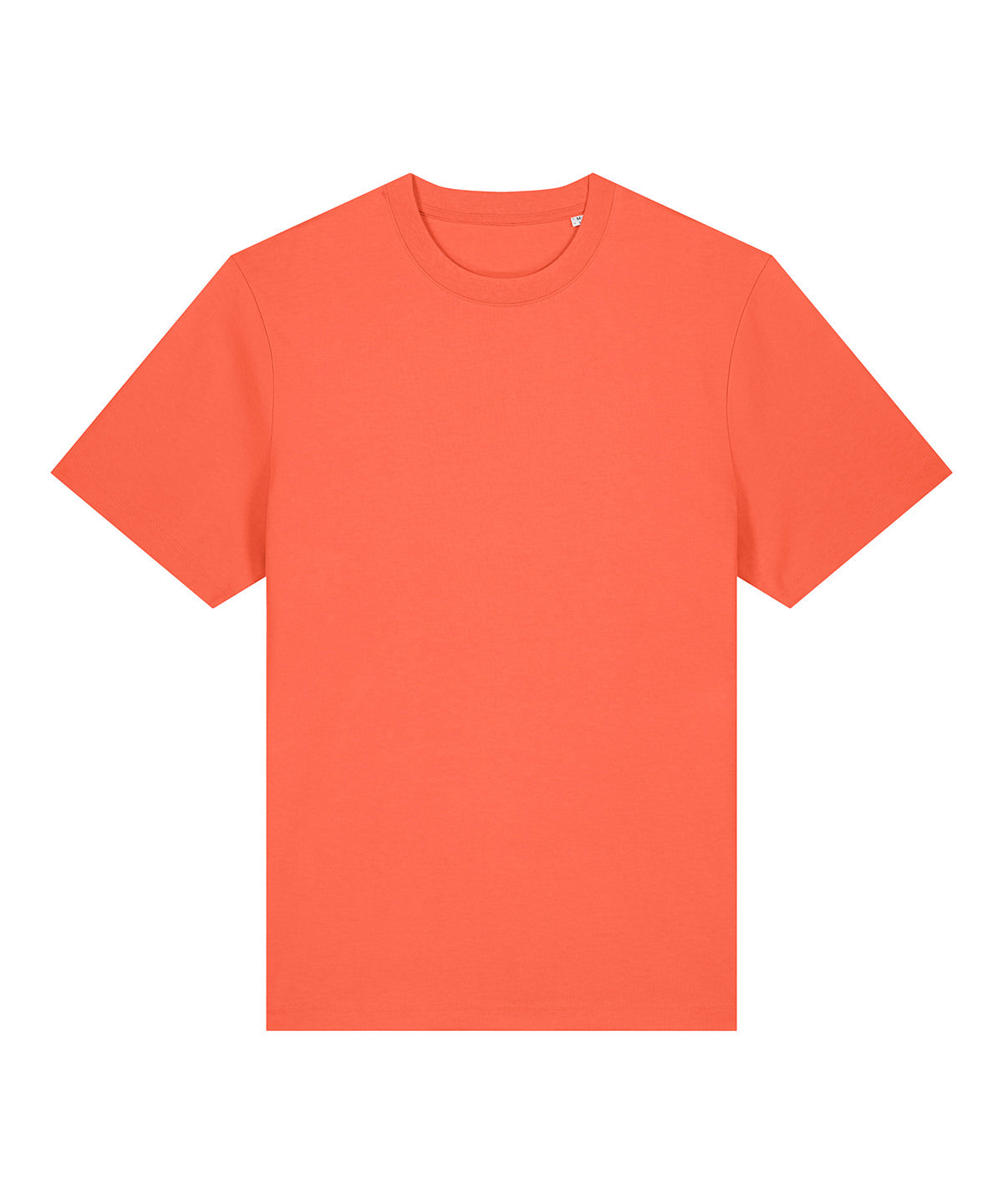 Tryck din logga på T-shirts från Stanley/Stella - Anpassa Unisex Sparker 2.0 heavy t-shirt i färgen Mellan Orange för företag, föreningar och privatpersoner