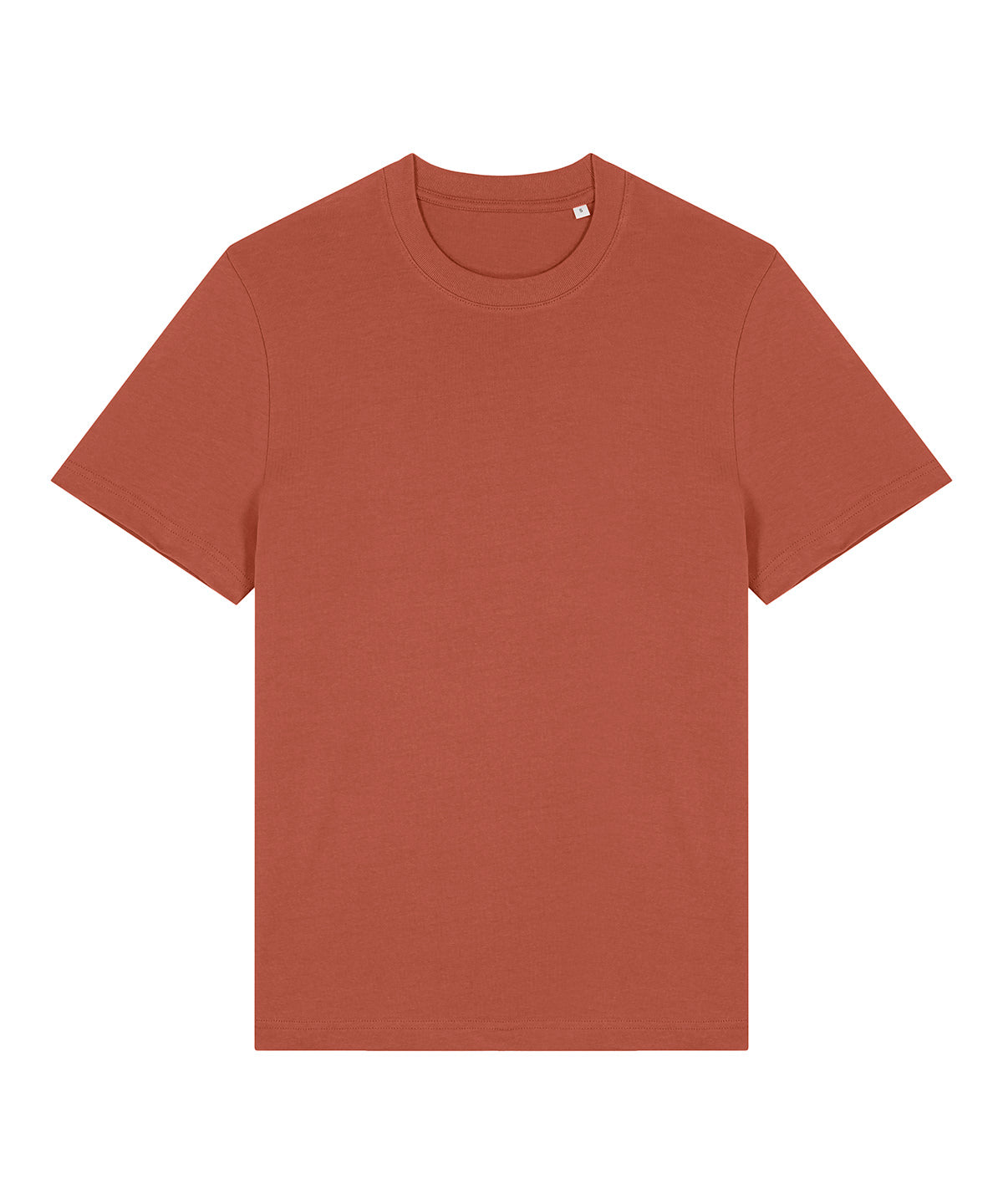 Tryck din logga på T-shirts från Stanley/Stella - Anpassa Unisex Sparker 2.0 heavy t-shirt i färgen Mellanbrun för företag, föreningar och privatpersoner