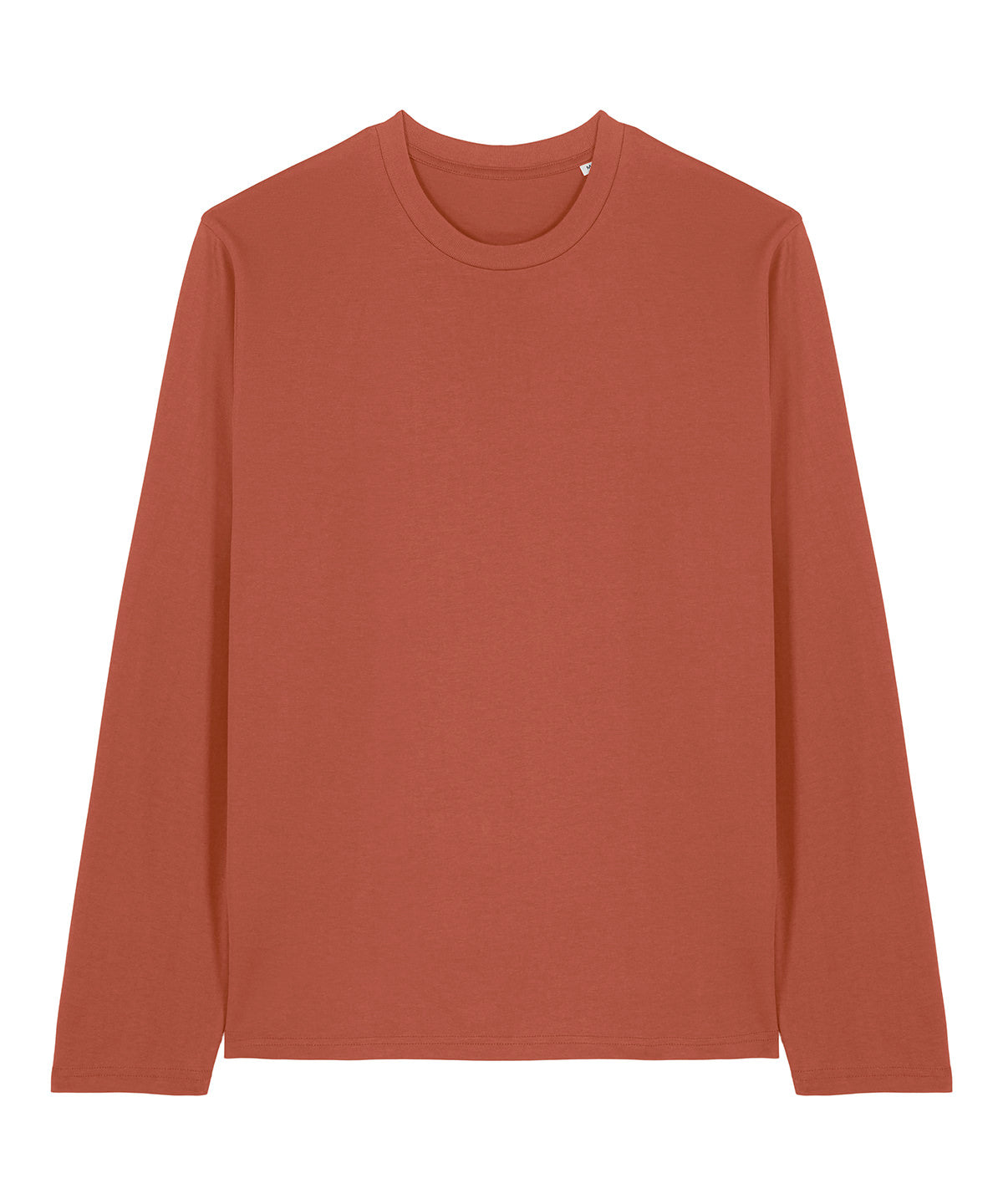 Tryck din logga på T-shirts från Stanley/Stella - Anpassa Creator 2.0 långärmad i färgen Mellanbrun för företag, föreningar och privatpersoner