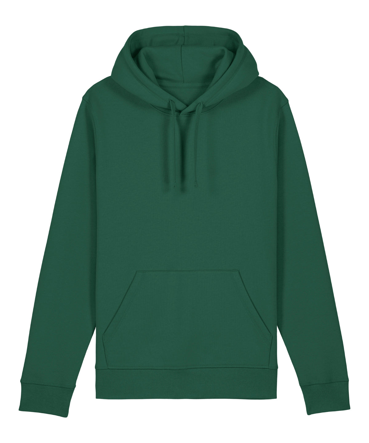 Tryck din logga på Hoodies från Stanley/Stella - Anpassa Unisex Drummer 2.0 huvtröja i färgen Djup grön för företag, föreningar och privatpersoner