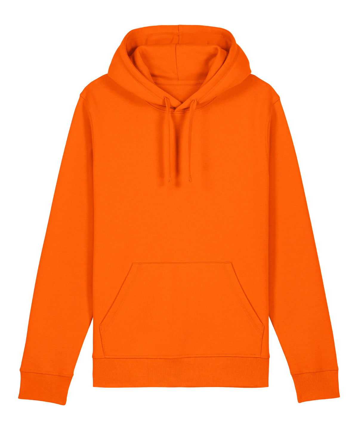 Tryck din logga på Hoodies från Stanley/Stella - Anpassa Unisex Drummer 2.0 huvtröja i färgen Ljus orange för företag, föreningar och privatpersoner