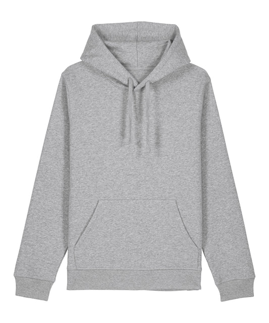 Tryck din logga på Hoodies från Stanley/Stella - Anpassa (3SX789) Unisex Drummer 2.0 huvtröja i färgen Ljunggrå för företag, föreningar och privatpersoner