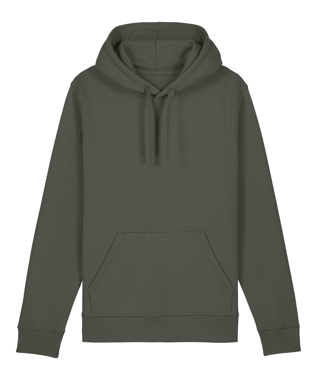 Tryck din logga på Hoodies från Stanley/Stella - Anpassa (3SX789) Unisex Drummer 2.0 huvtröja i färgen Khaki för företag, föreningar och privatpersoner