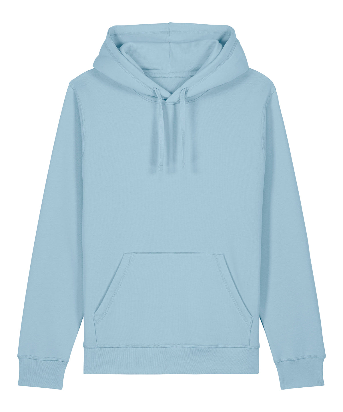 Tryck din logga på Hoodies från Stanley/Stella - Anpassa (3SX789) Unisex Drummer 2.0 huvtröja i färgen Himmelblå för företag, föreningar och privatpersoner