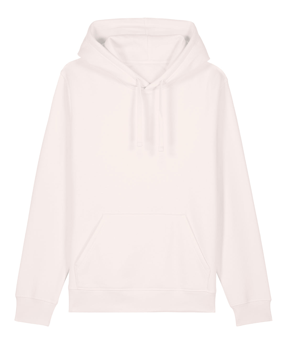 Tryck din logga på Hoodies från Stanley/Stella - Anpassa Unisex Drummer 2.0 huvtröja i färgen Off Vit för företag, föreningar och privatpersoner