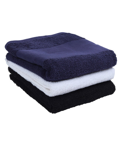 Tryck din logga på Handdukar från Towel City - Anpassa Handduk med tryckbar kant i färgen för företag, föreningar och privatpersoner