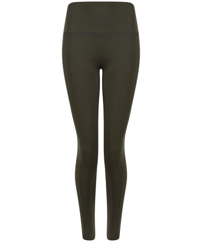 Tryck din logga på Leggings från Tombo - Anpassa Legging med kärnfickor i färgen Oliv för företag, föreningar och privatpersoner