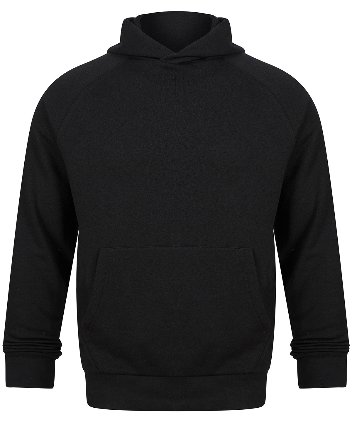 Tryck din logga på Hoodies från Tombo - Anpassa (TL710) Unisex athleisure-huvtröja i färgen Svart för företag, föreningar och privatpersoner