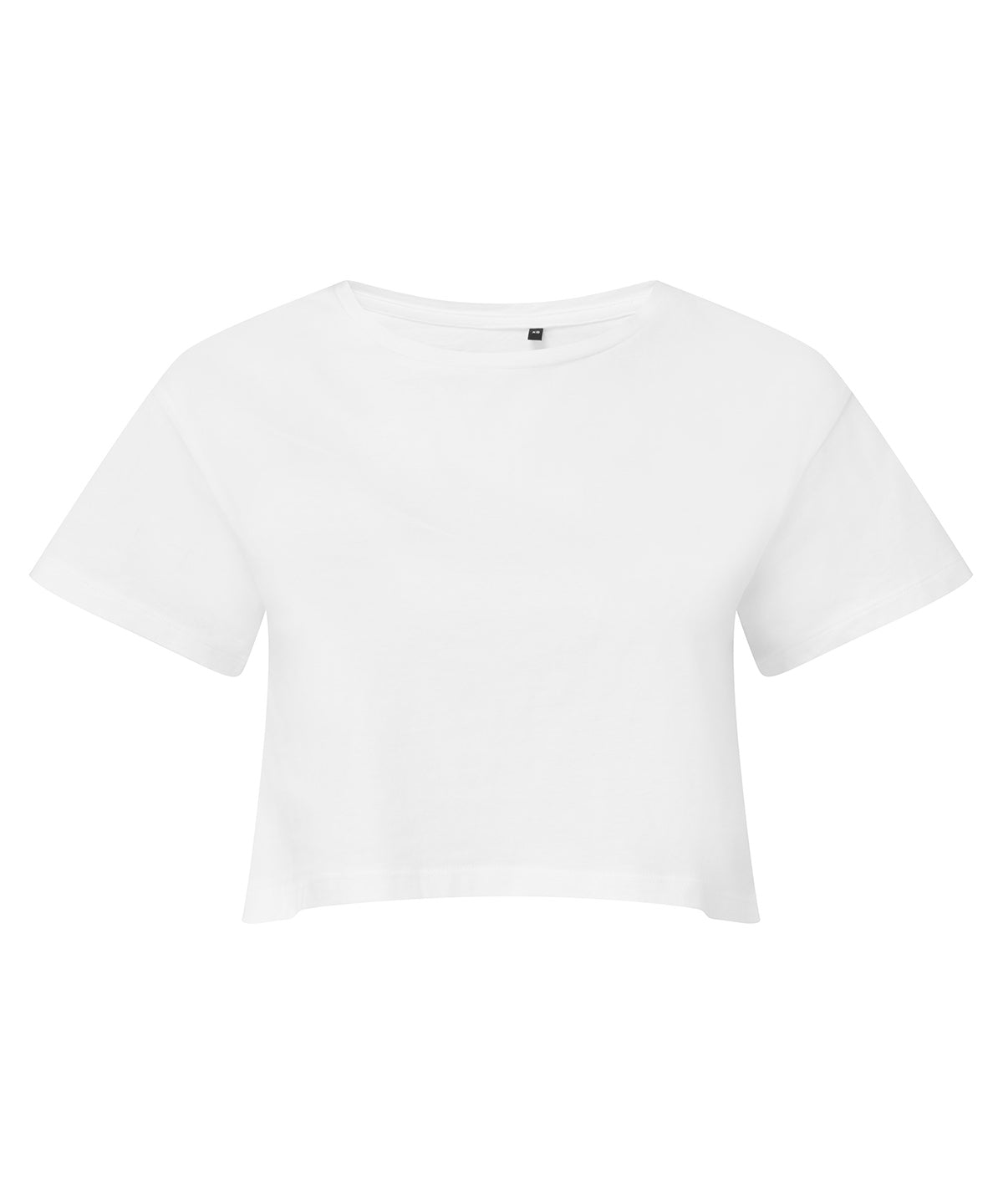 Tryck din logga på T-shirts från TriDri - Anpassa (TR019) TriDri crop top för damer i färgen Vit för företag, föreningar och privatpersoner