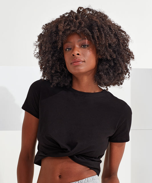 Tryck din logga på T-shirts från TriDri - Anpassa (TR068) Dam TriDri twist crop top i färgen för företag, föreningar och privatpersoner