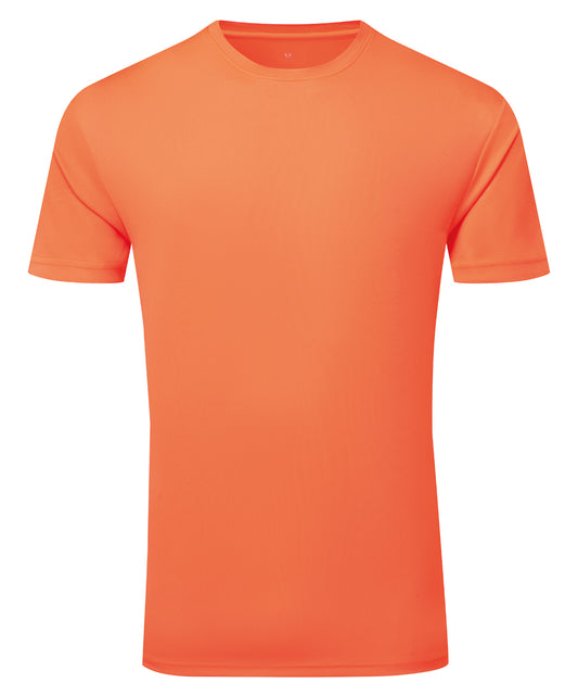 Tryck din logga på T-shirts från TriDri - Anpassa (2TR503) TriDri texturerad återvunnen t-shirt i färgen Ljus orange för företag, föreningar och privatpersoner