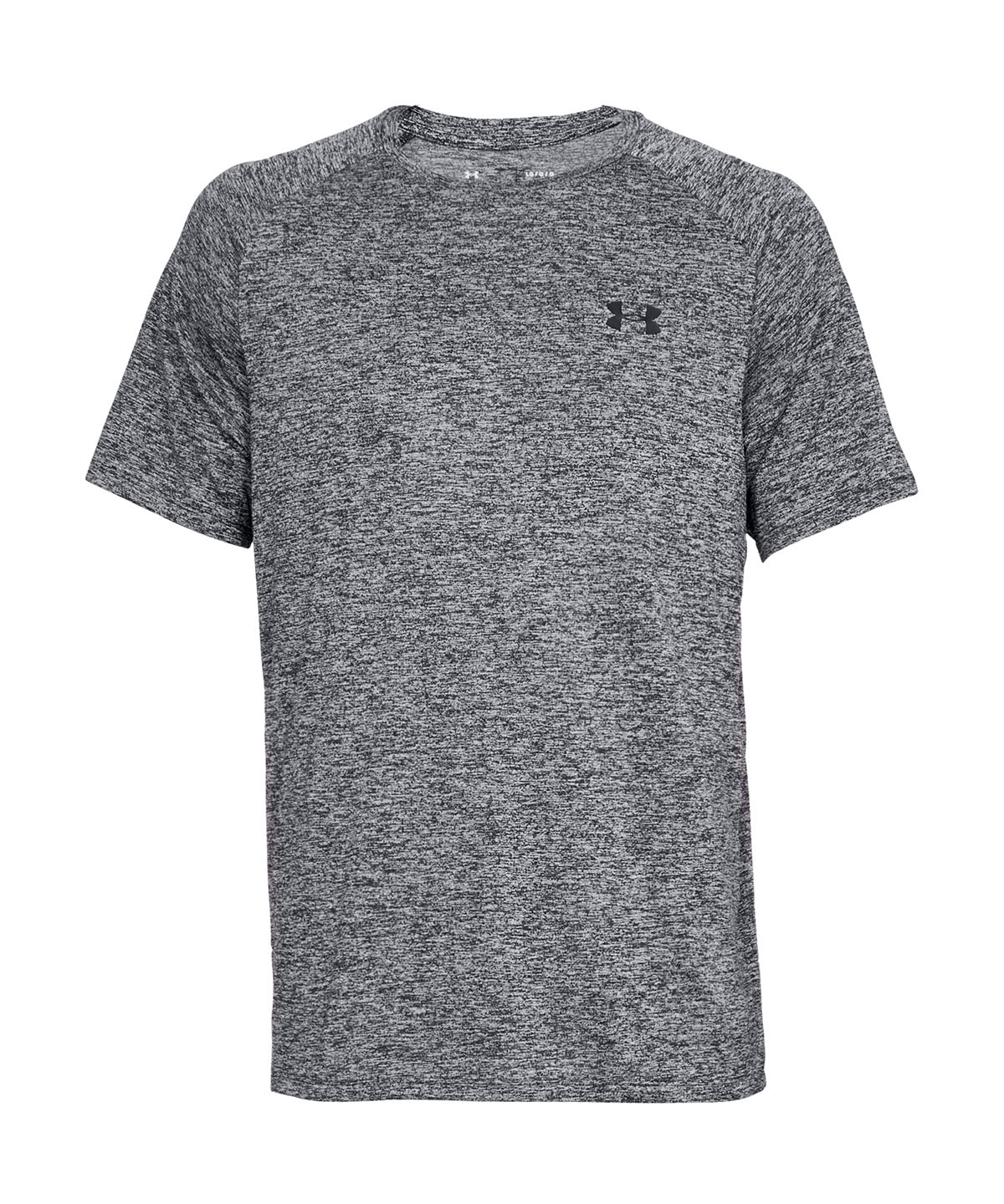 Tryck din logga på T-shirts från Under Armour - Anpassa (UA005) Tech kortärmad i färgen Mellangrå för företag, föreningar och privatpersoner