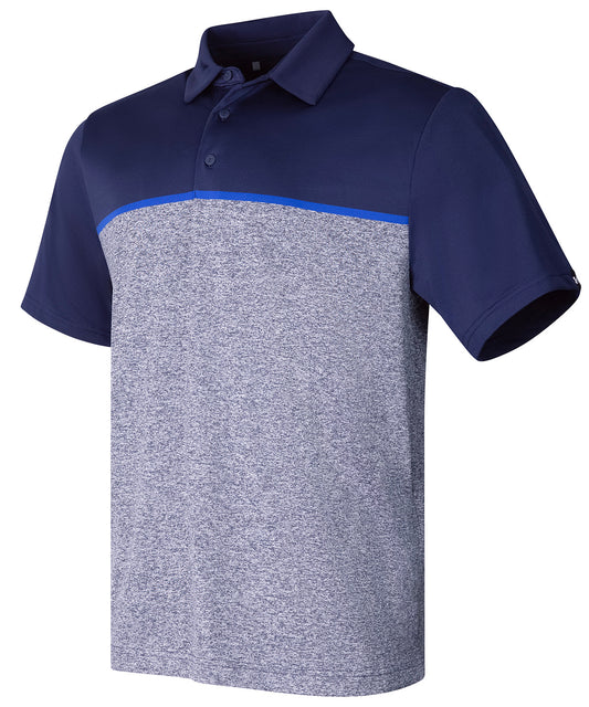 Tryck din logga på Piké från Under Armour Golf - Anpassa (UG003) UA playoff 3.0 Piké med rand LB edge lit i färgen för företag, föreningar och privatpersoner