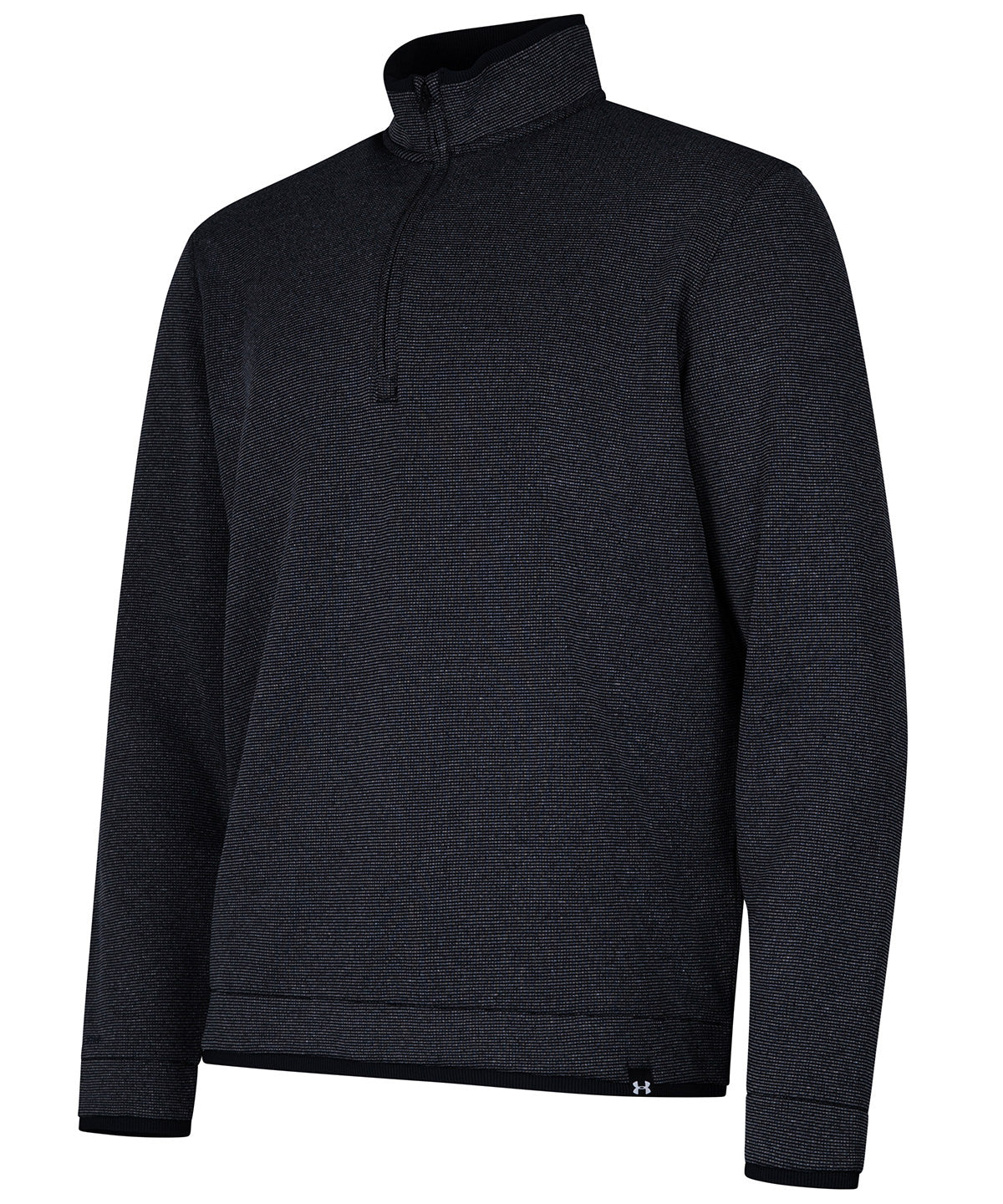 Tryck din logga på Fleece från Under Armour Golf - Anpassa (UG031) UA storm sweaterfleece QZ LB i färgen Svart för företag, föreningar och privatpersoner