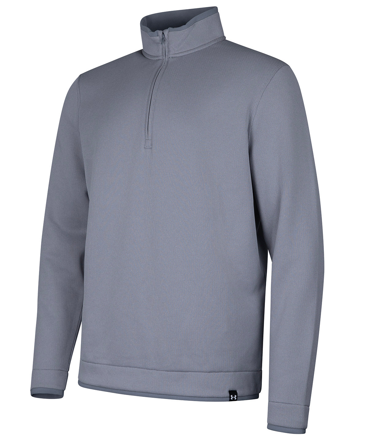 Tryck din logga på Fleece från Under Armour Golf - Anpassa (UG031) UA storm sweaterfleece QZ LB i färgen Mörkgrå för företag, föreningar och privatpersoner