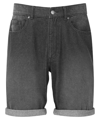 Tryck din logga på Shorts från Wombat - Anpassa Jeansshorts för herrar i färgen Svart för företag, föreningar och privatpersoner
