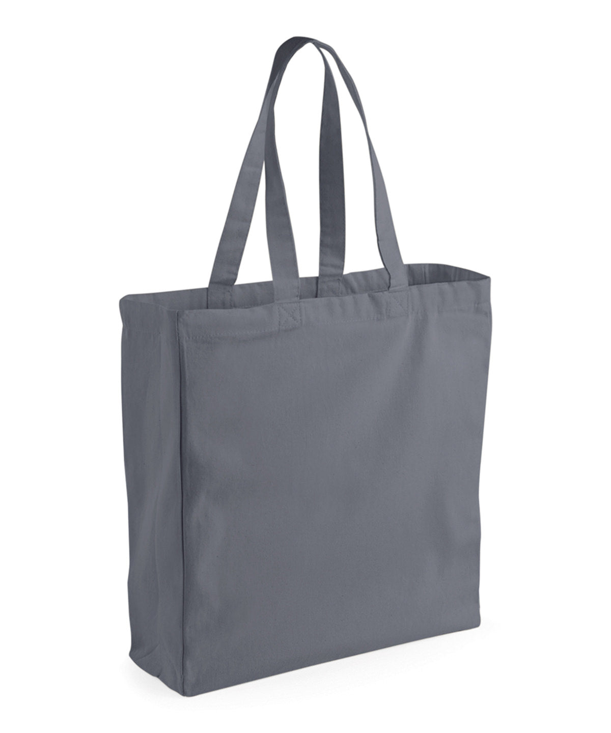 Tryck din logga på Väskor från Westford Mill - Anpassa (WM108) Klassisk shopper i canvas i färgen Mörkgrå One Size för företag, föreningar och privatpersoner