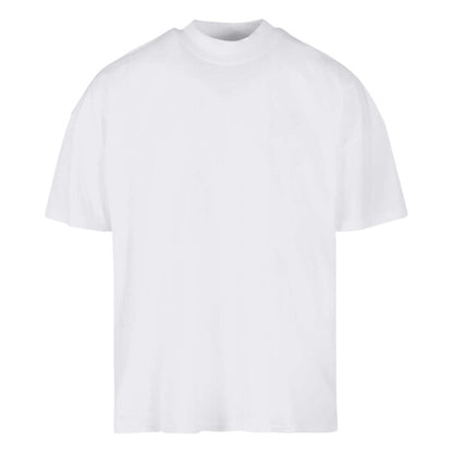 BUILD YOUR BRAND Oversized mock neck tee BY230