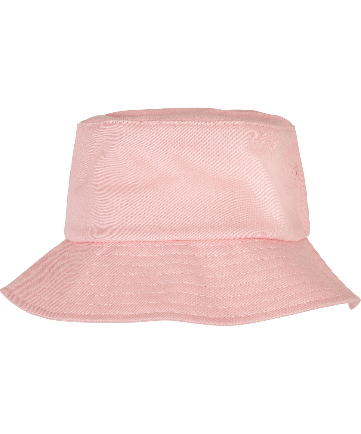 Tryck din logga på Hattar från Flexfit by Yupoong - Anpassa (YP039) Flexfit bucket hat i bomullstwill i färgen Ljusrosa One Size för företag, föreningar och privatpersoner