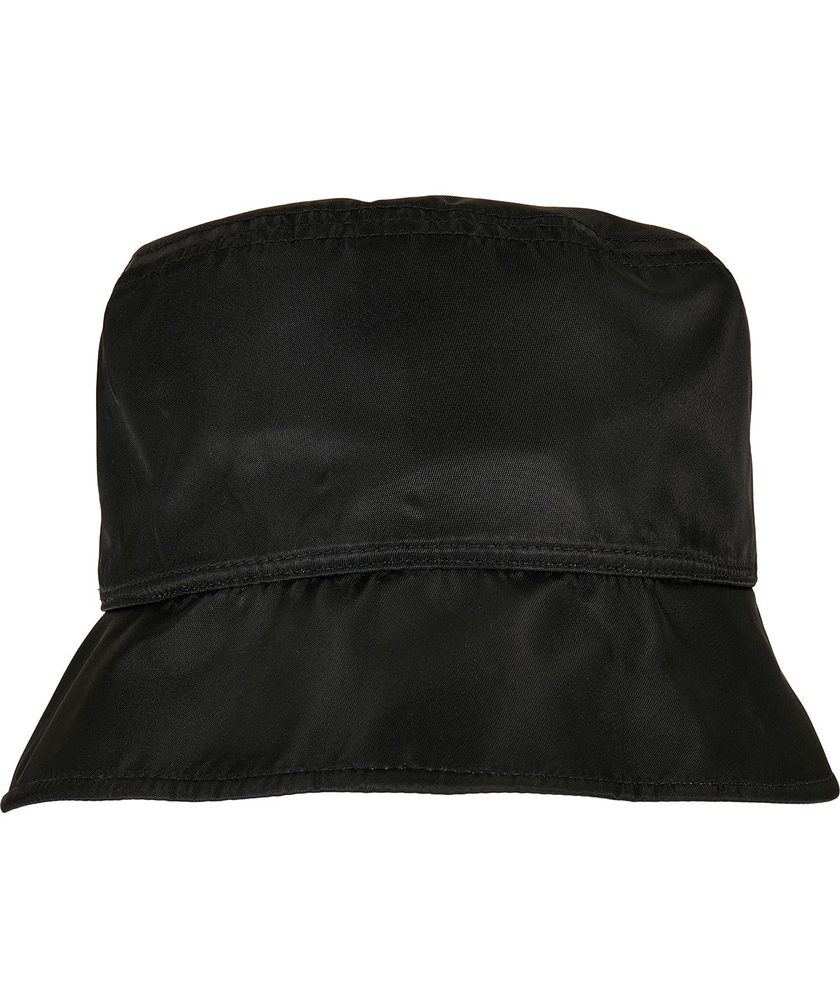 Tryck din logga på Hattar från Flexfit by Yupoong - Anpassa (YP202) Nylon sherpa bucket hat i färgen Svart One Size för företag, föreningar och privatpersoner