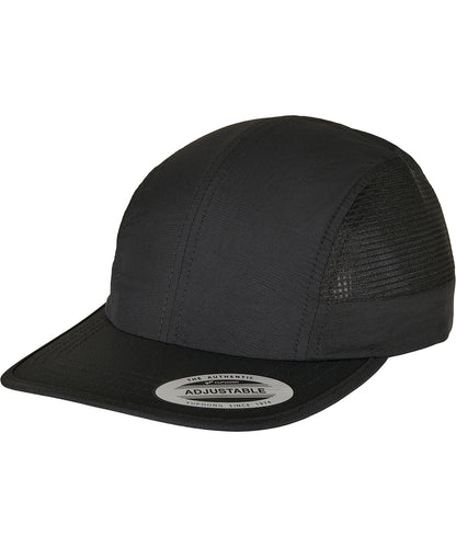 Tryck din logga på Kepsar från Flexfit by Yupoong - Anpassa Snapback i nylon i färgen Svart One Size för företag, föreningar och privatpersoner