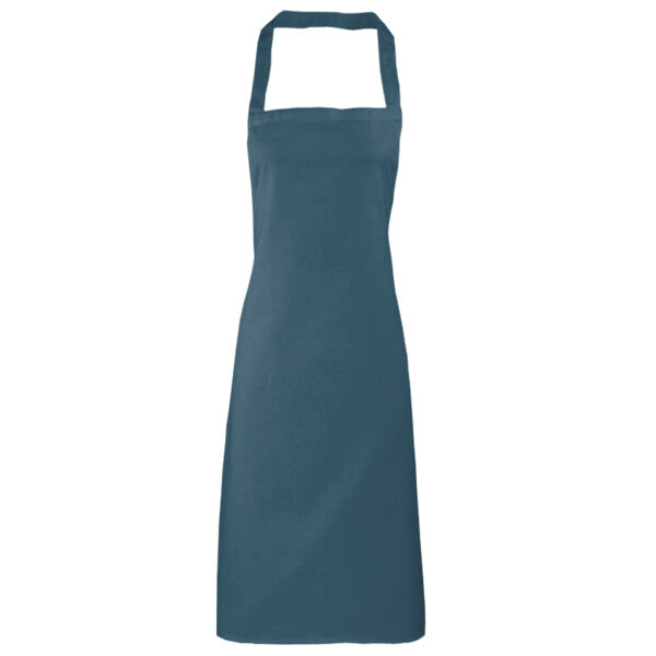 Tryck din logga på Förkläden design från Premier - Anpassa Premier PW102 – Ekologiskt Certifierat Bomullsförkläde i färgen Steel för företag, föreningar och privatpersoner