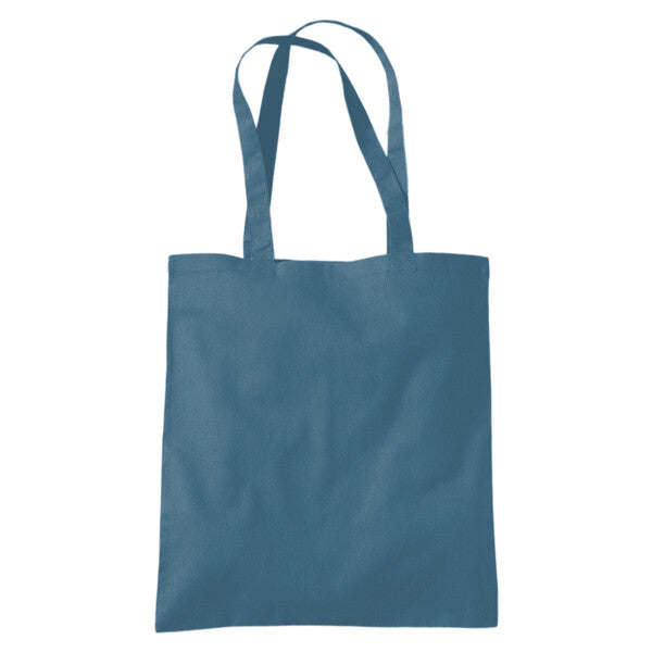 Tryck din logga på Påse design från Westford Mill - Anpassa Premier PW102 – Ekologiskt Certifierat Bomullsförkläde i färgen Airforce Blue för företag, föreningar och privatpersoner