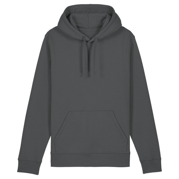 Tryck din logga på Hoodies design från Stanley/Stella - Anpassa Stanley/Stella Drummer 2.0 – Lätt och Stilren Unisex Hoodie i färgen Anthracite för företag, föreningar och privatpersoner
