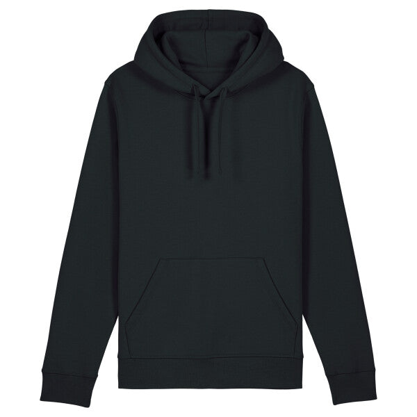 Tryck din logga på Hoodies design från Stanley/Stella - Anpassa Stanley/Stella Drummer 2.0 – Lätt och Stilren Unisex Hoodie i färgen Black för företag, föreningar och privatpersoner