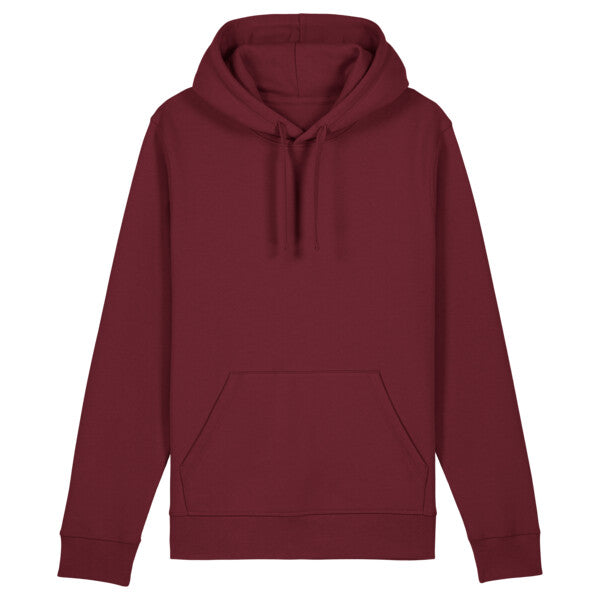 Tryck din logga på Hoodies design från Stanley/Stella - Anpassa Stanley/Stella Drummer 2.0 – Lätt och Stilren Unisex Hoodie i färgen Burgundy för företag, föreningar och privatpersoner